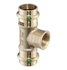 Тройник Viega Sanpress бронза 1/2х28х28 мм 119768