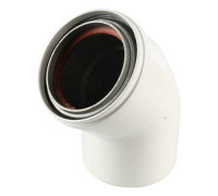 Отвод Baxi 45° d=80 мм для труб с изоляцией KHG71410521