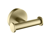 Крючок двойной Aquanet Оберон шлифованное золото AQ4202BG