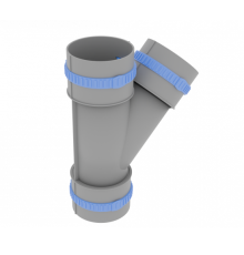 Тройник косой круглый Hogart Flexag FL75-TR