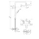 Душевая система Ideal Standard Ceratherm T25 с термостатом верхний душ 20 см хром A7590AA