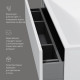 Тумба под раковину подвесная AM.PM Inspire V2.0 80 см 3 ящика белый матовый M50AFHX0803WM