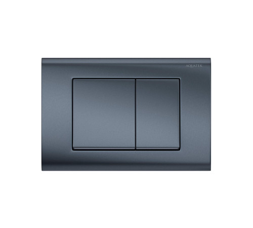 Панель смыва Berges Pneumo S оружейная сталь матовая PNS-0000004