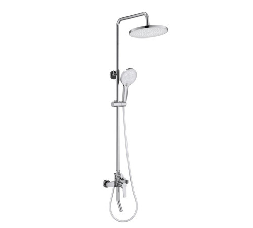 Душевая система Aquanet Лугано AQ2740CR со смесителем для ванны 255 мм хром AQ2740CR