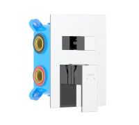 Смеситель для ванны Aquanet Libra встраиваемый 3 режима комплект AQ1647CR