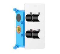 Смеситель для душа термостатический Aquanet Европа скрытого монтажа хром AQ1391CR