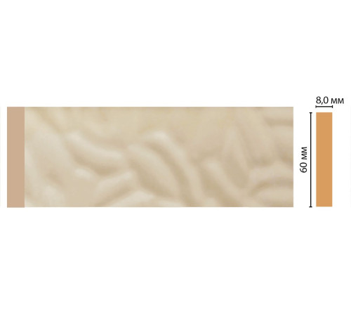 Молдинг DECOMASTER D040-61 60х8х2400 мм D040-61