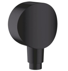 Шланговое подсоединение hansgrohe Fixfit S с обратным клапаном 1/2 черный матовый 26453670
