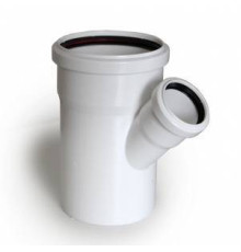 Тройник ELITE МК МПП 110/50х45° белый 36518