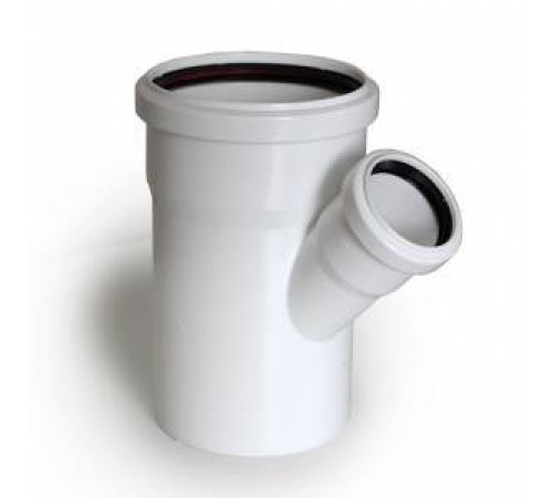 Тройник ELITE МК МПП 110/50х45° белый 36518