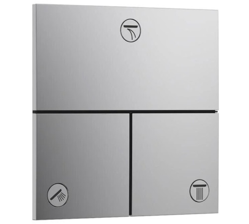 Вентиль hansgrohe ShowerSelect Comfort E для 3 потребителей скрытый монтаж хром 15573000