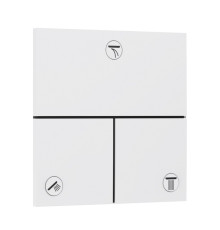 Вентиль hansgrohe ShowerSelect Comfort E для 3 потребителей скрытый монтаж матовый белый 15573700