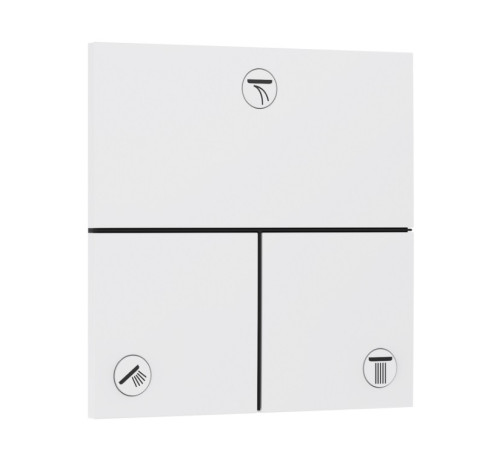 Вентиль hansgrohe ShowerSelect Comfort E для 3 потребителей скрытый монтаж матовый белый 15573700