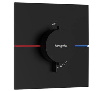 Термостат hansgrohe ShowerSelect Comfort E для 1 потребителя внешняя часть матовый черный 15574670