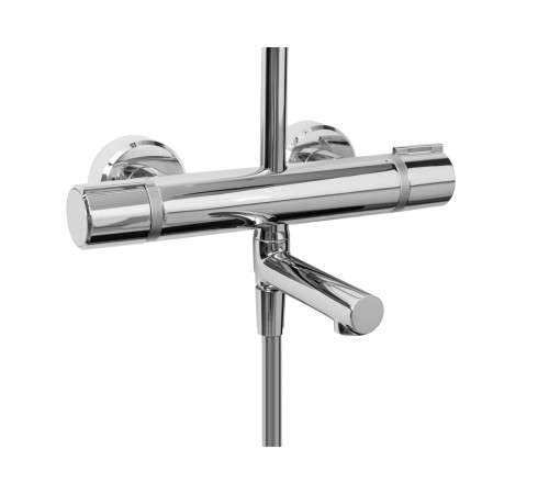 Душевая колонна термостатическая Jacob Delafon Atom со смесителем для ванны E26238-CP