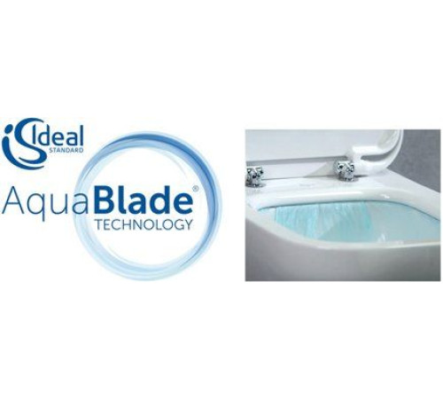 Унитаз напольный пристенный Ideal Standard Tesi AquaBlade под бачок T008201