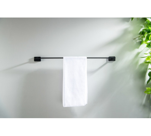 Полотенцедержатель Aquatek Libra 600 мм матовый черный AQ4314MB