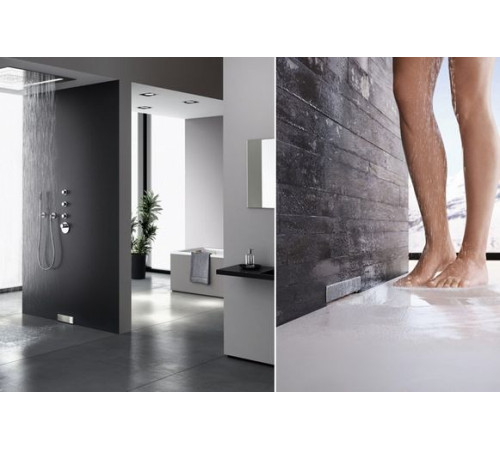 Декоративная накладка для внутристенного трапа Geberit нержавеющая сталь 154.336.FW.1