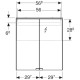Зеркальный шкаф Geberit Option Basic с подсветкой 600х675х140 мм 500.273.00.1