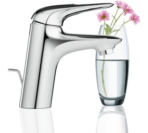 Смеситель для раковины GROHE Eurostyle с донным клапаном хром 33558003