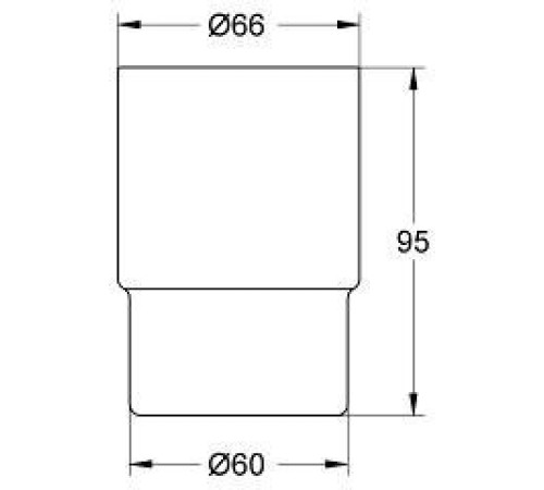 Стакан стеклянный GROHE Essentials 40372001