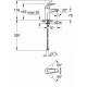 Смеситель для раковины GROHE BauCurve гладкий корпус хром 32848000