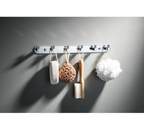 Планка с 6 крючками Aquanet Europa хром AQ4124CR