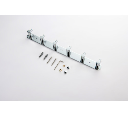 Планка с 6 крючками Aquanet Europa хром AQ4124CR