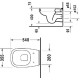Унитаз подвесной Duravit D-Code 355x545 мм 25350900002