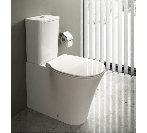 Унитаз напольный пристенный Ideal Standard Connect Air AquaBlade E013701