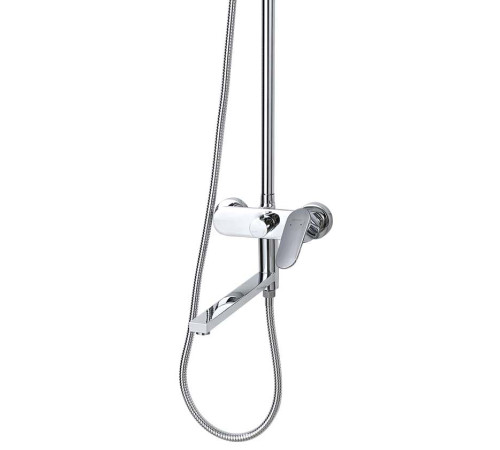 Душевая система со смесителем для ванны Aquatek Ника 300х193 мм хром AQ2840CR