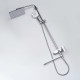 Душевая система со смесителем для ванны Aquatek Ника 300х193 мм хром AQ2840CR