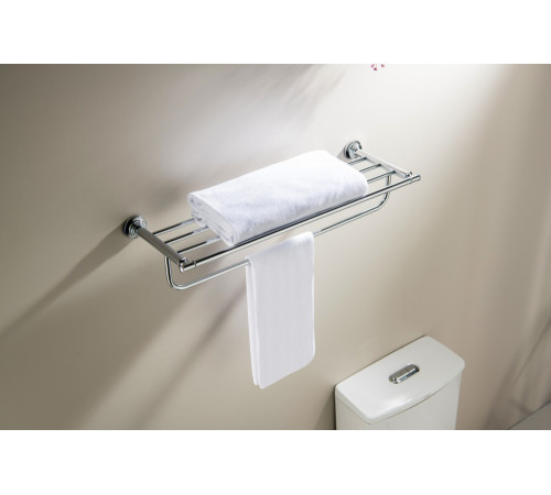 Полка для полотенец Aquanet Классик хром AQ4515CR
