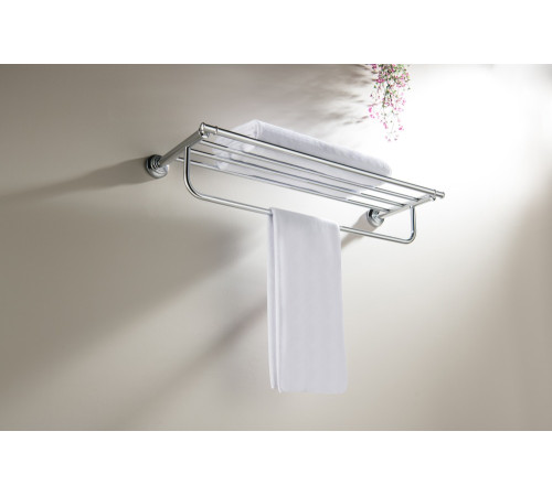 Полка для полотенец Aquanet Классик хром AQ4515CR