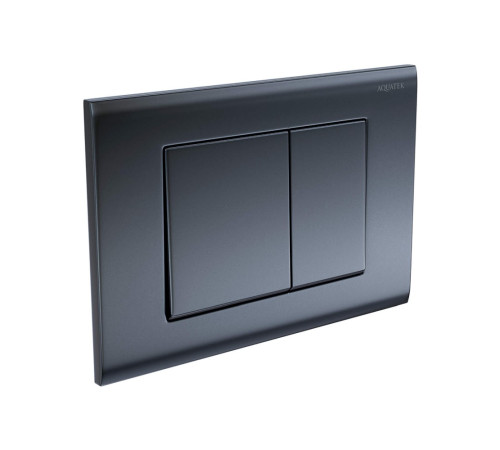 Панель смыва Berges Pneumo S оружейная сталь матовая PNS-0000004