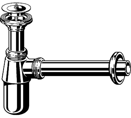 Сифон для раковины Viega 1 1/4 x 32 мм хром 102845