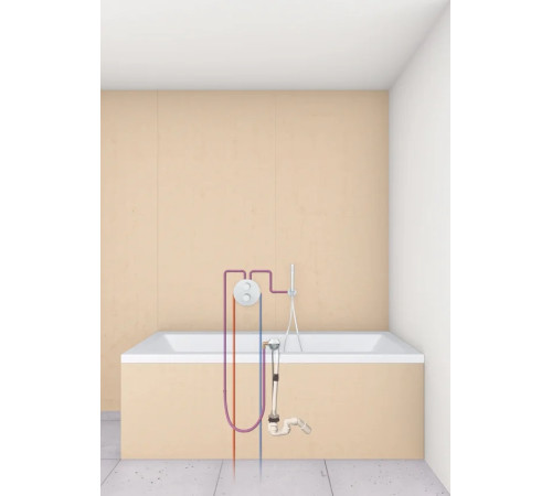 Наливной сливной и переливной гарнитур для ванны GROHE Talentofill встраиваемая часть 28991000