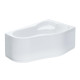 Ванна акриловая асимметричная Triton Ибица XL 160х100 см правосторонняя белая 1.WH11.2.037
