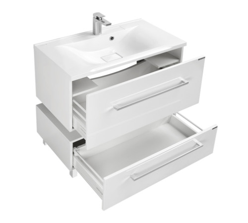 Комплект Акватон Мадрид 100 М тумба-умывальник 1A126901MA010 и раковина Айрис 100 1A723031AG010 1A1269K5MA010