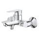 Смеситель для ванны GROHE BauEdge хром 23604001