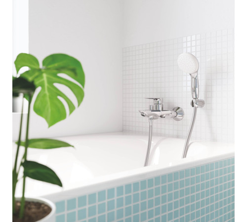 Смеситель для ванны GROHE BauEdge хром 23604001