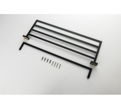 Полка для полотенец Aquatek Libra матовый черный AQ4315MB