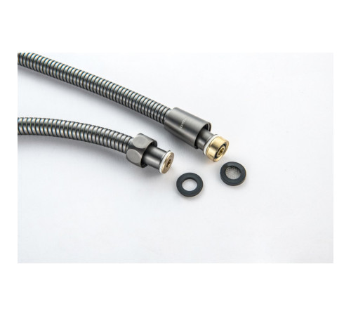 Шланг для душа Aquanet 150 см нержавеющая сталь оружейная сталь AQ2105BGM