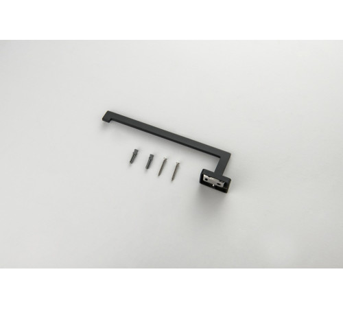 Полотенцедержатель кольцо Aquatek Libra матовый черный AQ4319MB