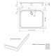 Поддон душевой D-Pol акриловый прямоугольный 120x80x15 см с ножками и панелью DPA-0000011