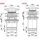 Слив для умывальника RAVAK Click-Clack X01373