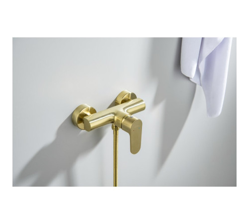 Смеситель для душа Aquanet Oberon шлифованное золото AQ1260BG