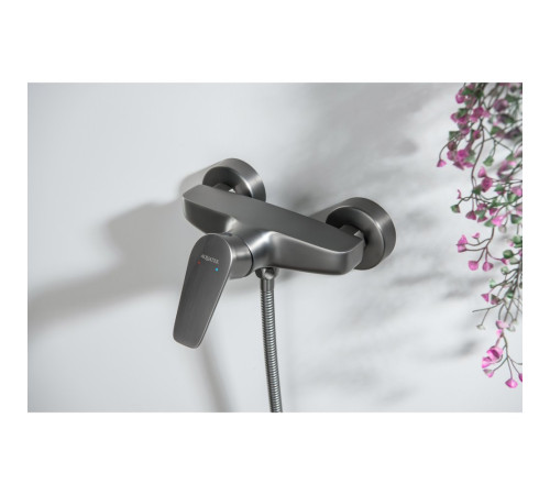 Смеситель для душа Aquanet Бетта оружейная сталь AQ1160BGM