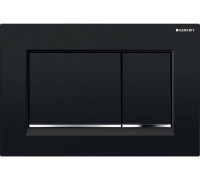 Клавиша смыва Geberit Sigma 30 двойная черный/хром/черный 115.883.KM.1