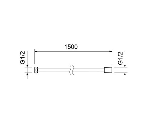 Шланг для душа Aquanet 150 см нержавеющая сталь шлифованное золото AQ2105BG